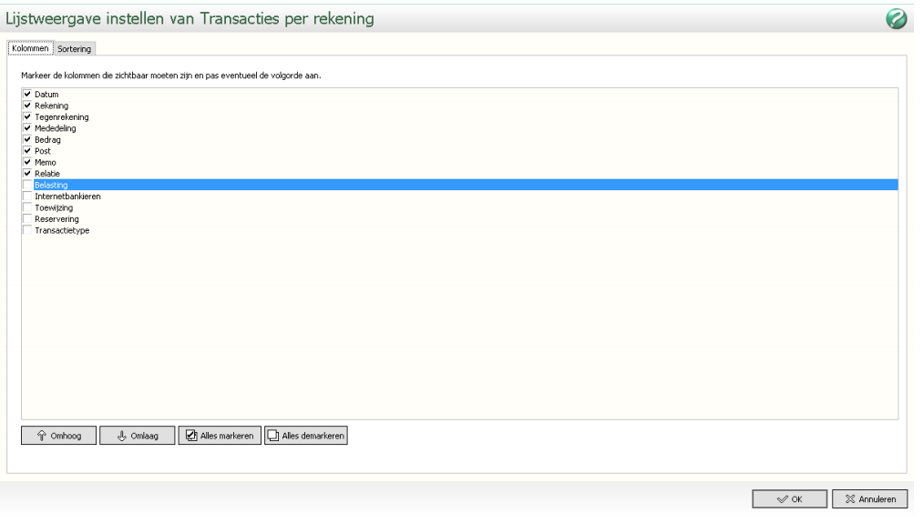 Overzetten davilex Cash personal stap 1.